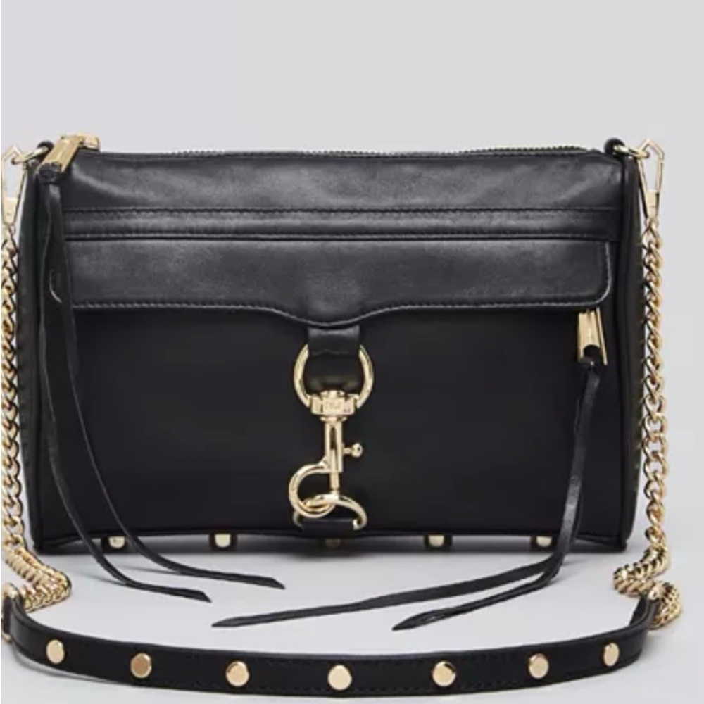 Rebecca Minkoff Mac Black Leather Crossbody bag